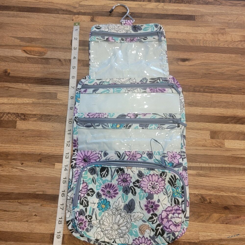 Vera Bradley Iconic Hanging Travel Organizer in the Penelope's Garden Pattern - Picture 2 of 11